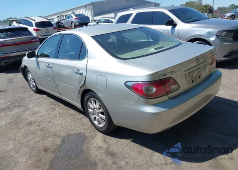 2003 Lexus Es 300 from USA, damaged, VIN JTHBF30G736007873